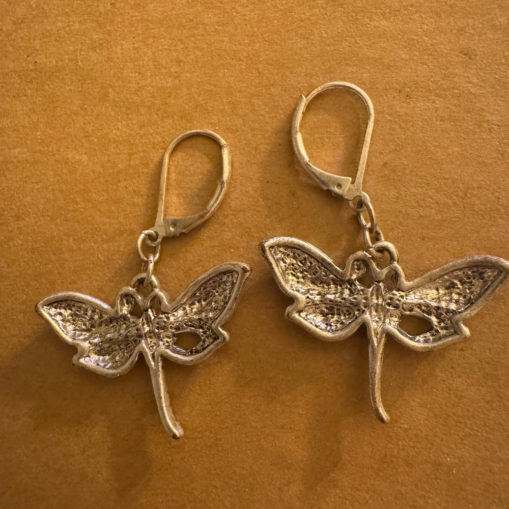 Silvertone Boho Earthy Style Earring Bundle - image 4